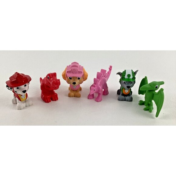 Spin Master Other - Paw Patrol Dino Rescue Pups Mini PVC Figure Lot Skye Marshall Rocky Spin Master